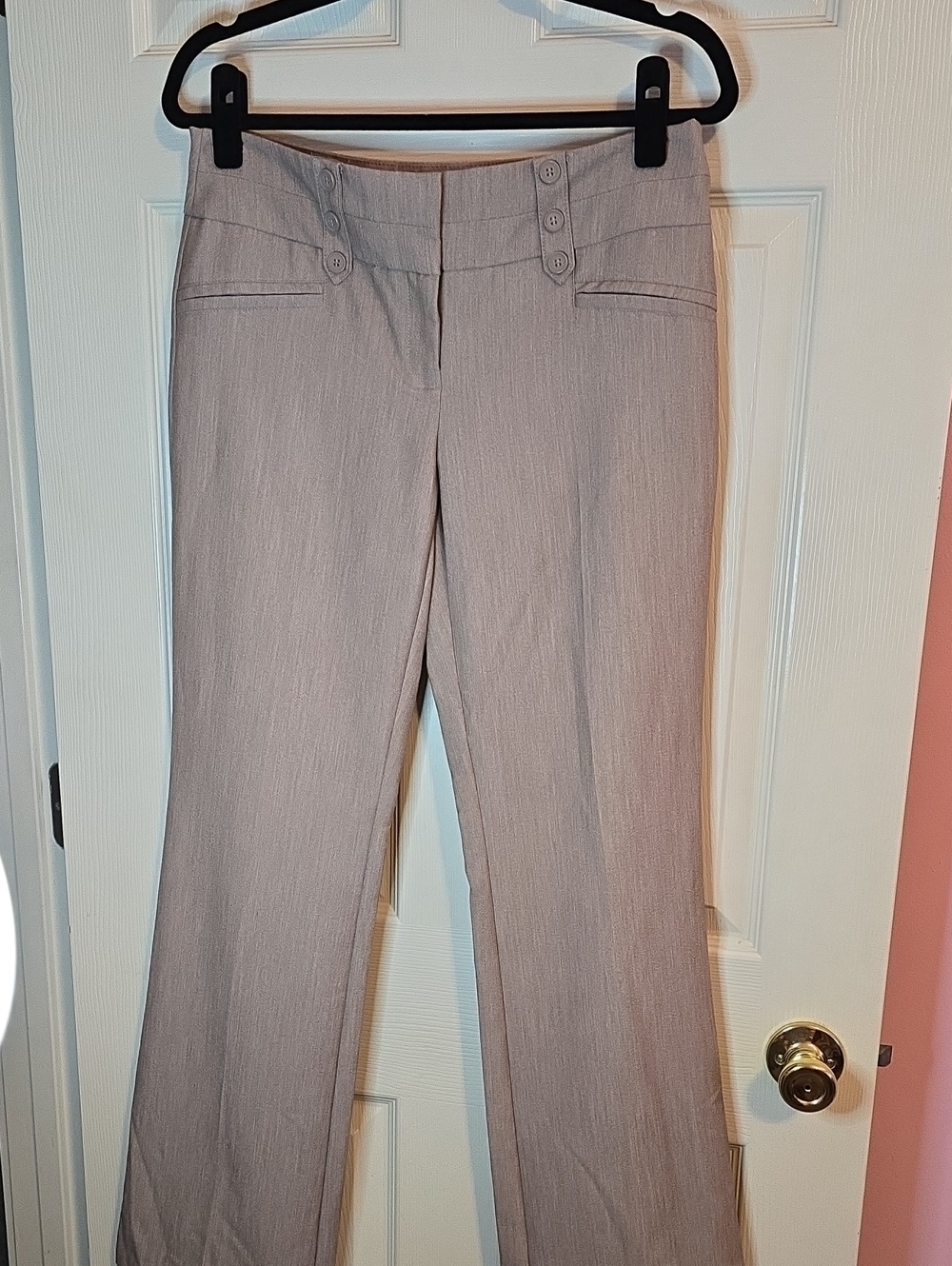 Joe‎ B Taupe Boot-Cut Dress Pants